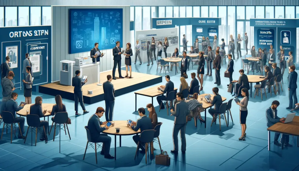 Trade show training support