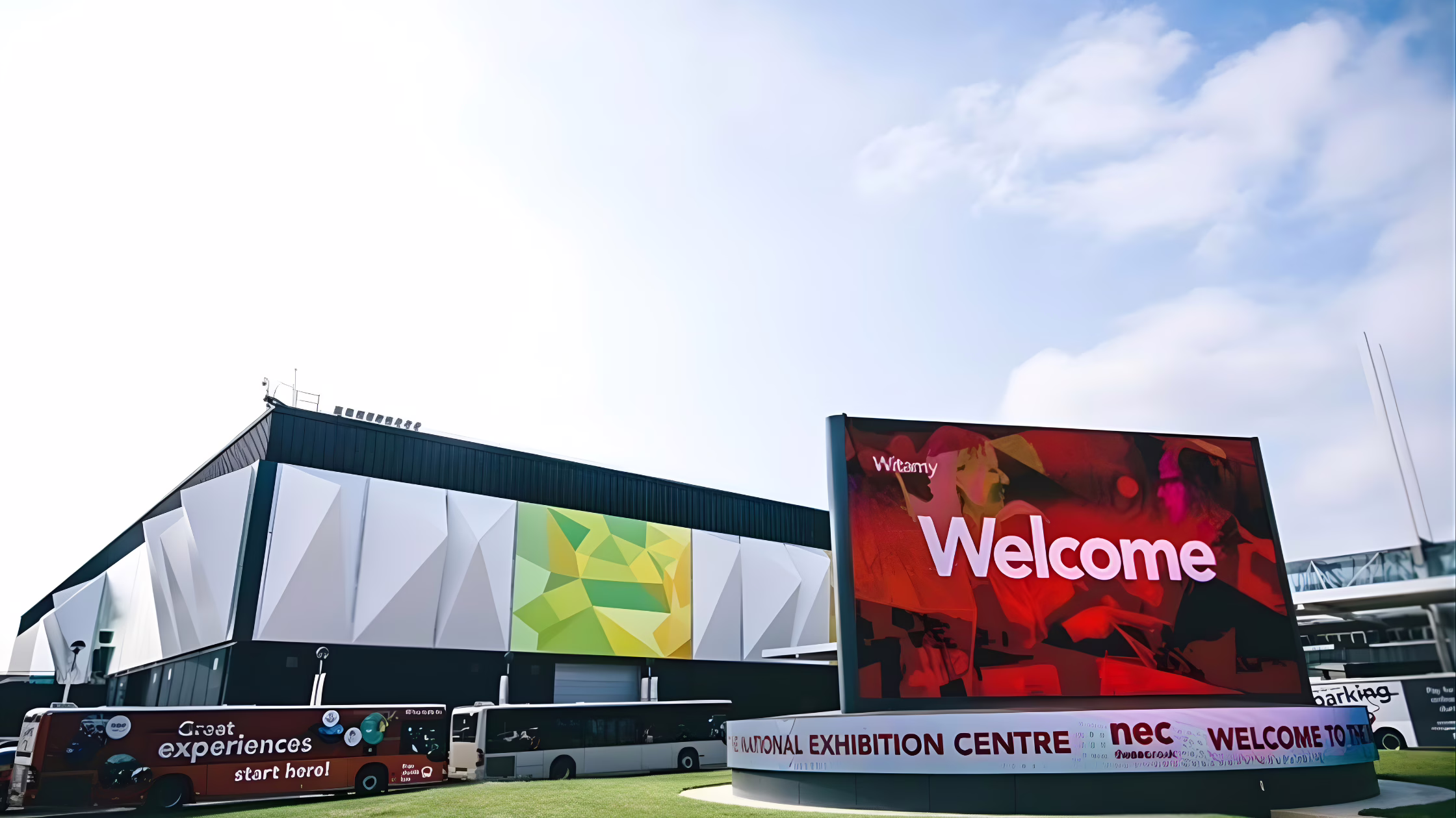 Exhibition stand at the Birmingham NEC